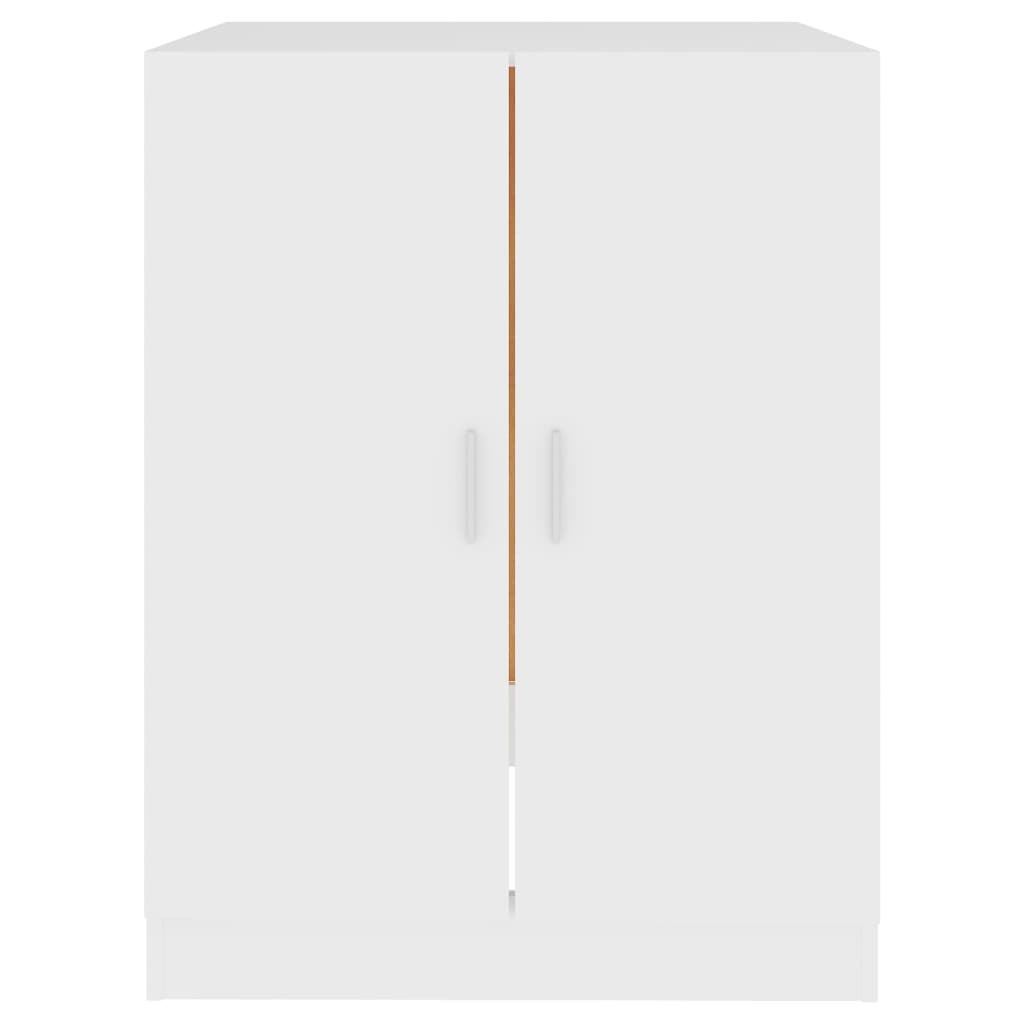 NNEVL Washing Machine Cabinet White 71x71.5x91.5 cm by NNEVL