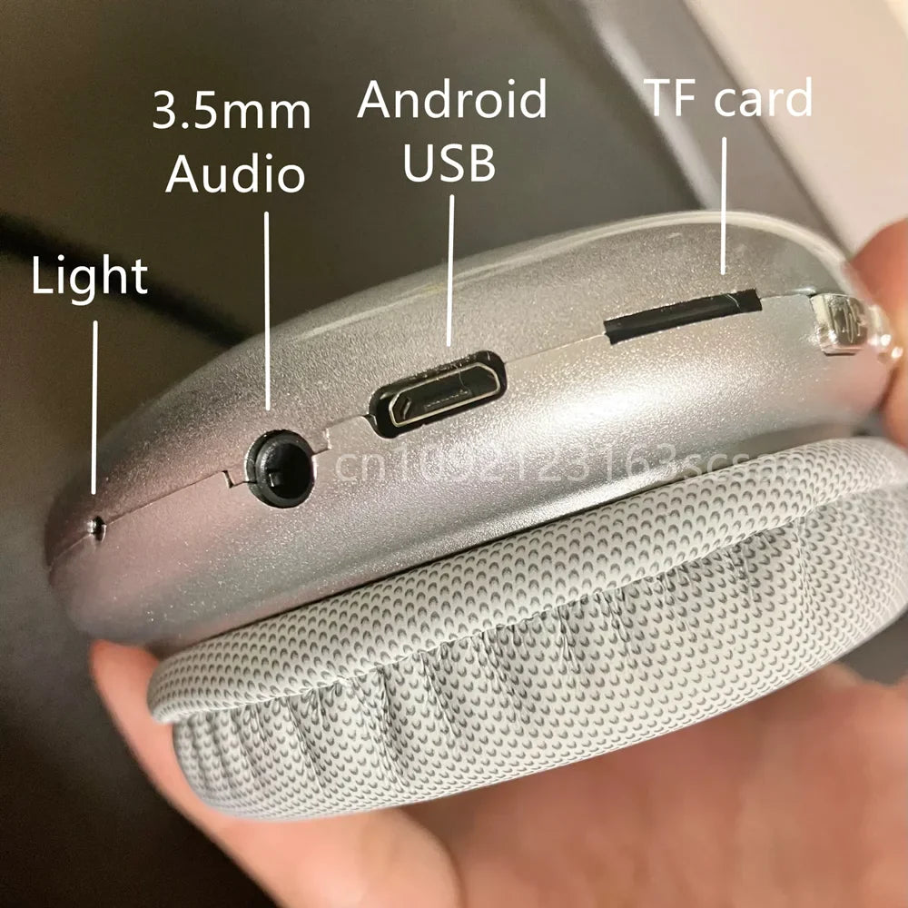 NNEOBA Wireless Bluetooth Over-Ear Headphones White by NNEOBA