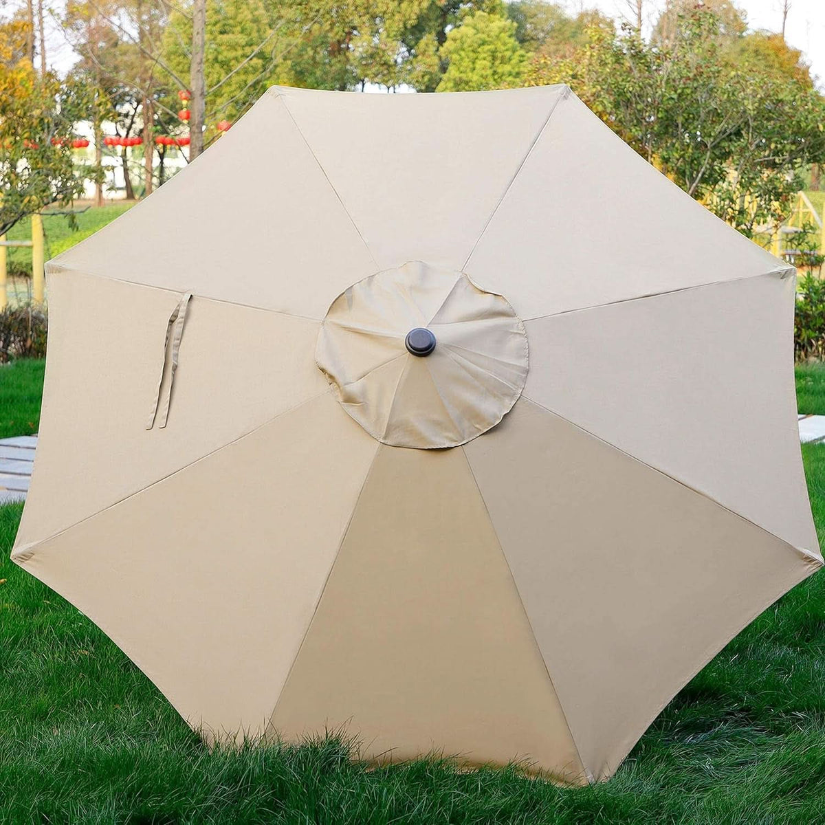 9 Foot Outdoor Patio Umbrella With Push Button Tilt by ShipItFurniture