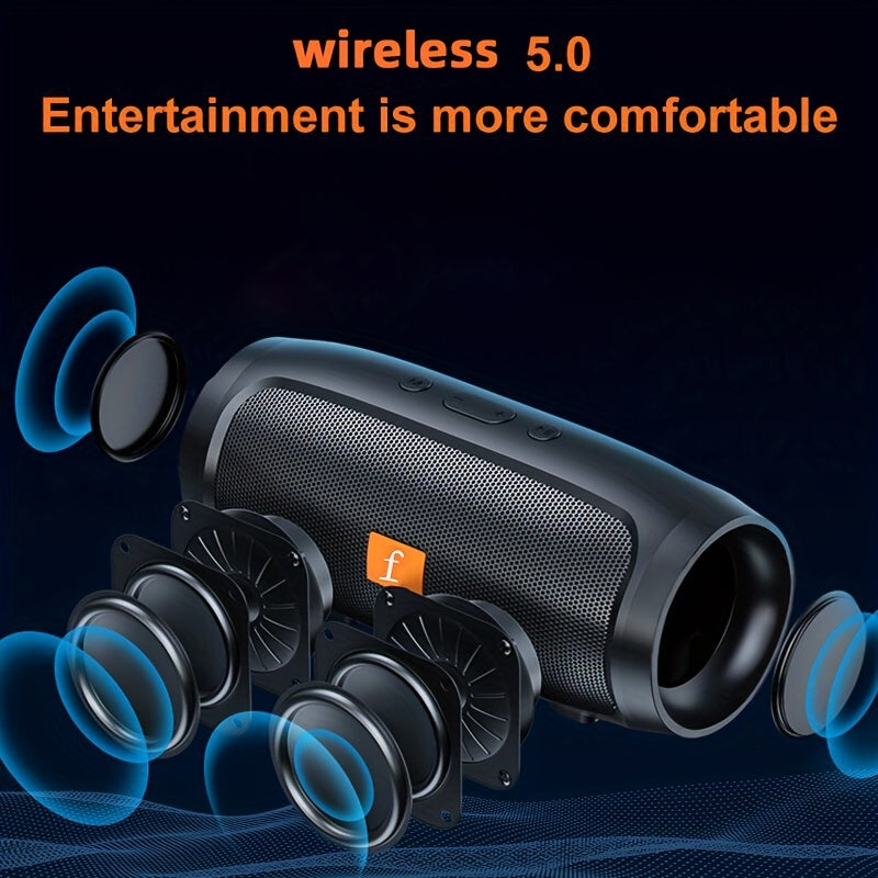 NNETM Outdoor Dual-Channel Heavy Bass Wireless Speaker by NNETM