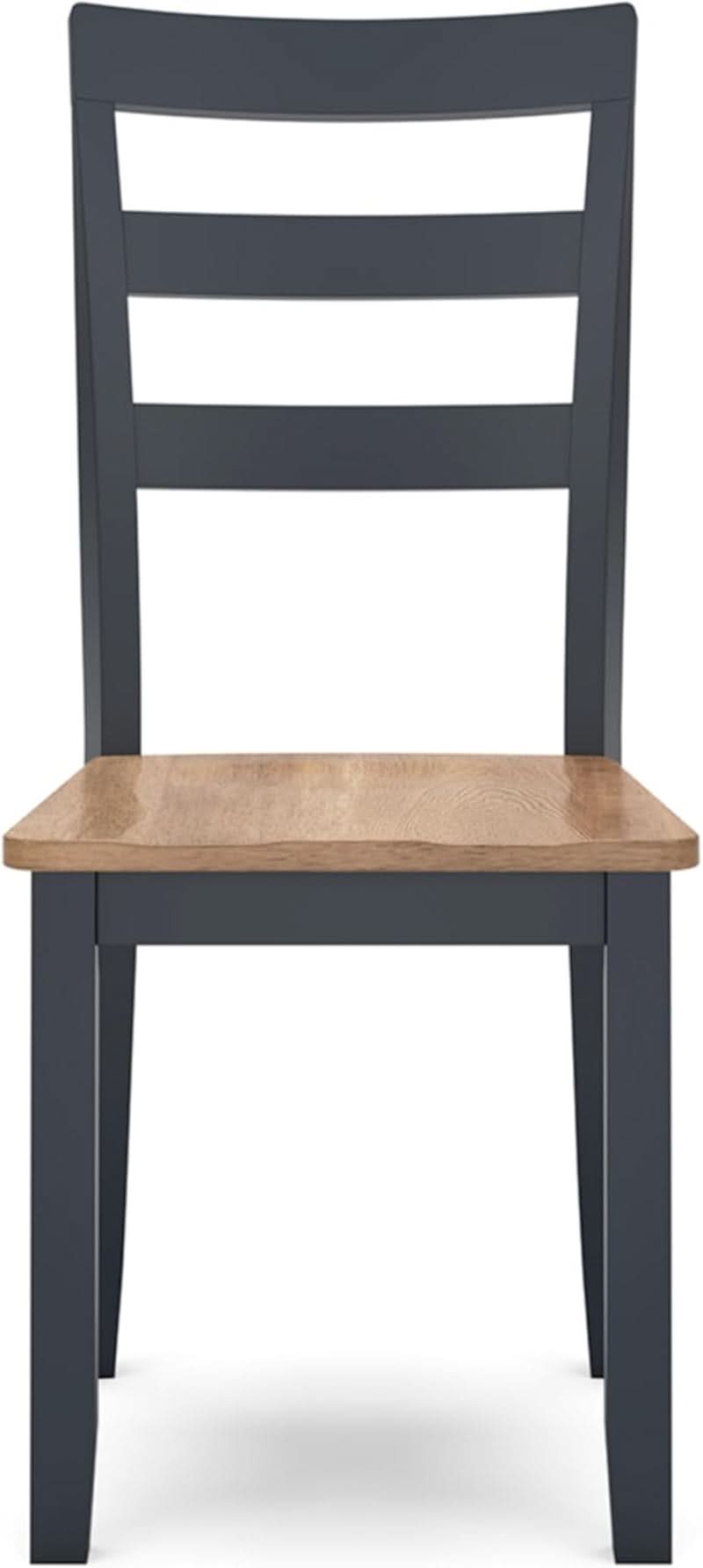 Gesthaven Solid Wood Frame Dining Chair Set 2 White Natural by ShipItFurniture