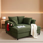 56-Inch Oversized Corduroy Lounge Chair With Armrests by ShipItFurniture