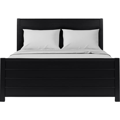 Caroline Pine Platform Bed with Paneled Headboard by Camden Isle