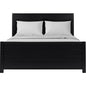 Caroline Pine Platform Bed with Paneled Headboard by Camden Isle