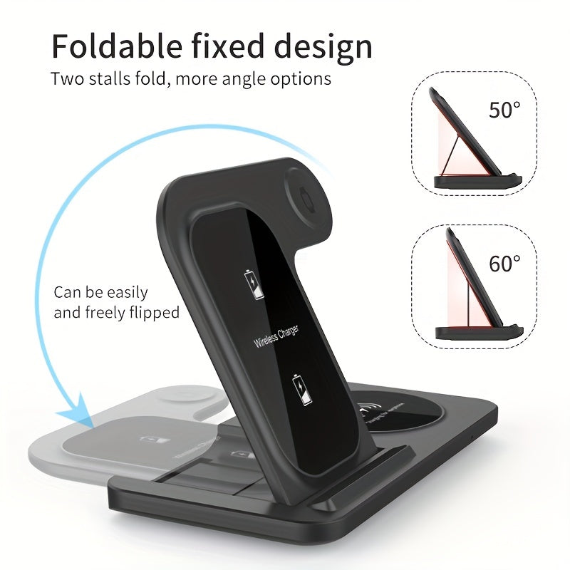 NNETM 3-in-1 Fast Wireless Charger for iPhone & Apple Devices by NNETM