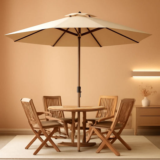 9 Foot Outdoor Patio Umbrella With Push Button Tilt by ShipItFurniture