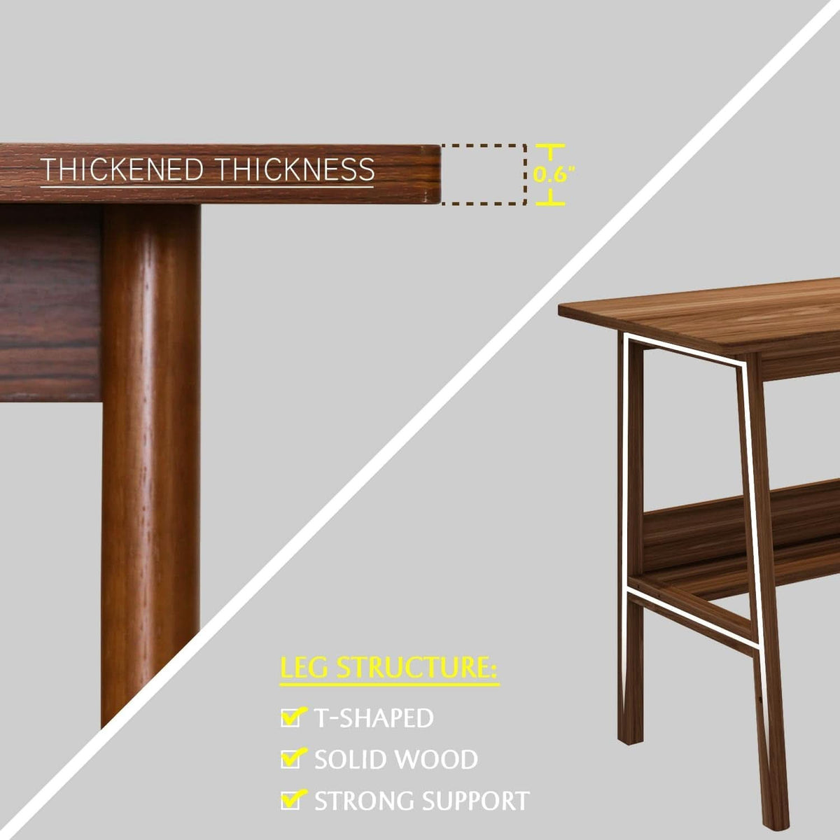 Two Person Desk Walnut 79 Inch Extended Workstation Shelves by ShipItFurniture