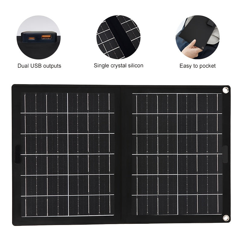 NNETM Portable Solar Panel Charger (2-in-1) by NNETM