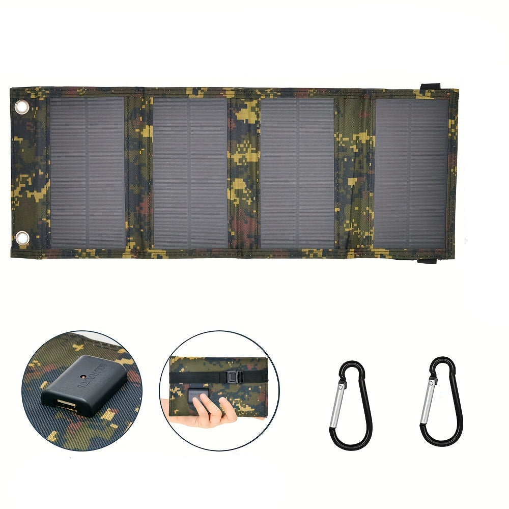 NNETM Portable Foldable Camouflage Solar Panel Charger by NNETM