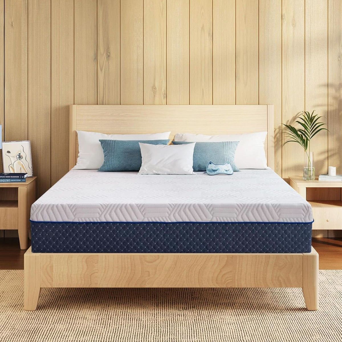 12 Inch King Size Gel Memory Foam Mattress in Box by ShipItFurniture