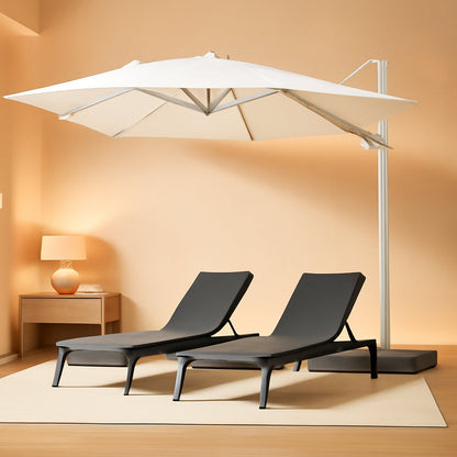 10-Foot Cantilever Patio Umbrella With UV-Resistant Fabric by ShipItFurniture