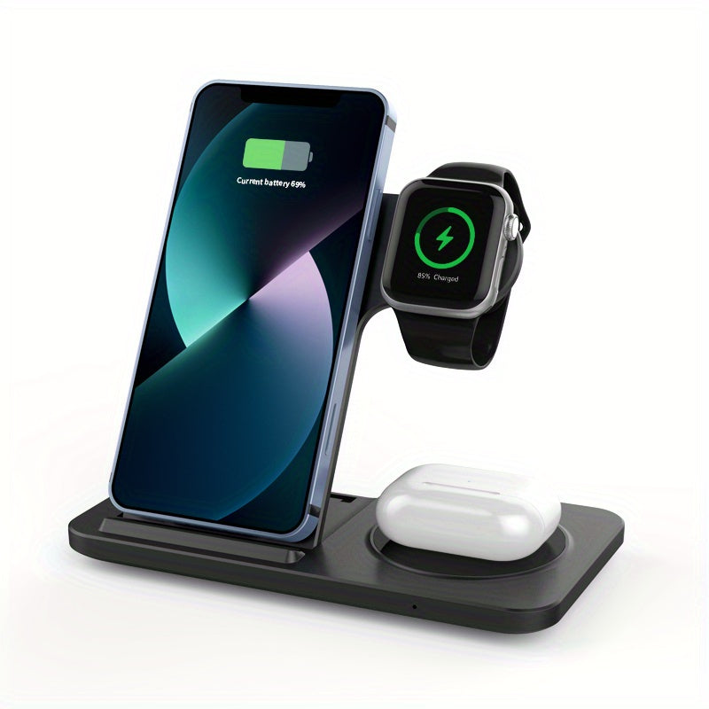 NNETM 3-in-1 Fast Wireless Charger for iPhone & Apple Devices by NNETM