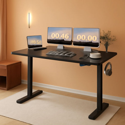 Electric Height Adjustable Standing Desk 55 X 24 Inches by ShipItFurniture
