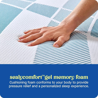 Comfortable Hybrid King Mattress with Gel Memory Foam by ShipItFurniture