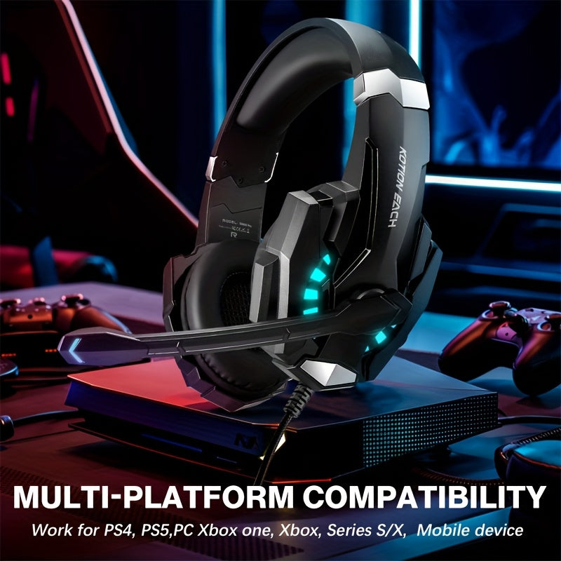 NNETM PS5 Wired Gaming Headset with 40mm Surround Sound by NNETM