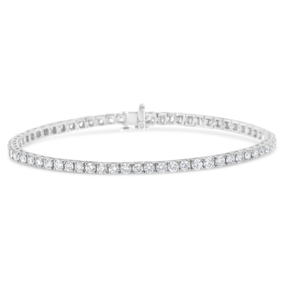 IGI Certified Diamond 14K White Gold Classic 7” Tennis Bracelet - Choice of Carat Weights by Infinite Jewels