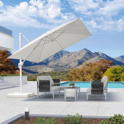 10-Foot Cantilever Patio Umbrella With UV-Resistant Fabric by ShipItFurniture