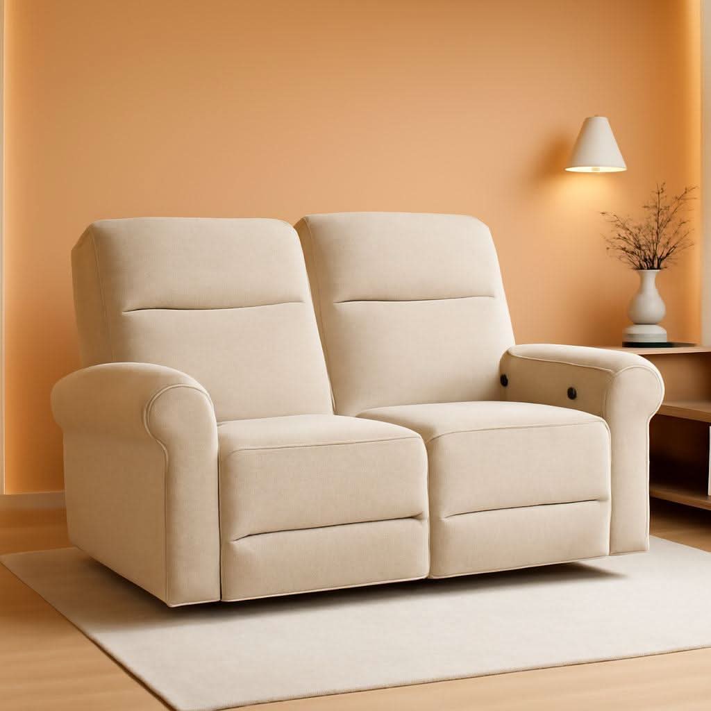 64.6 Inch Wall Hugging Auto Power Recline Loveseat by ShipItFurniture