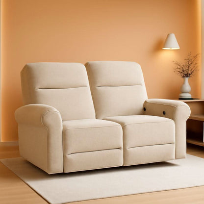 64.6 Inch Wall Hugging Auto Power Recline Loveseat by ShipItFurniture