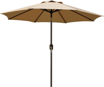 9 Foot Outdoor Patio Umbrella With Push Button Tilt by ShipItFurniture