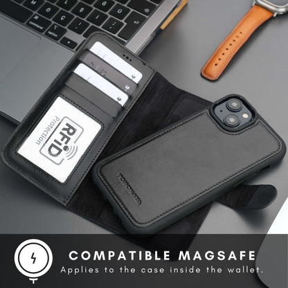 Casper Leather iPhone 14 Plus Wallet Case | MagSafe by TORONATA