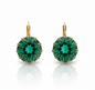 Lumine Emerald Hoops by LaBante London