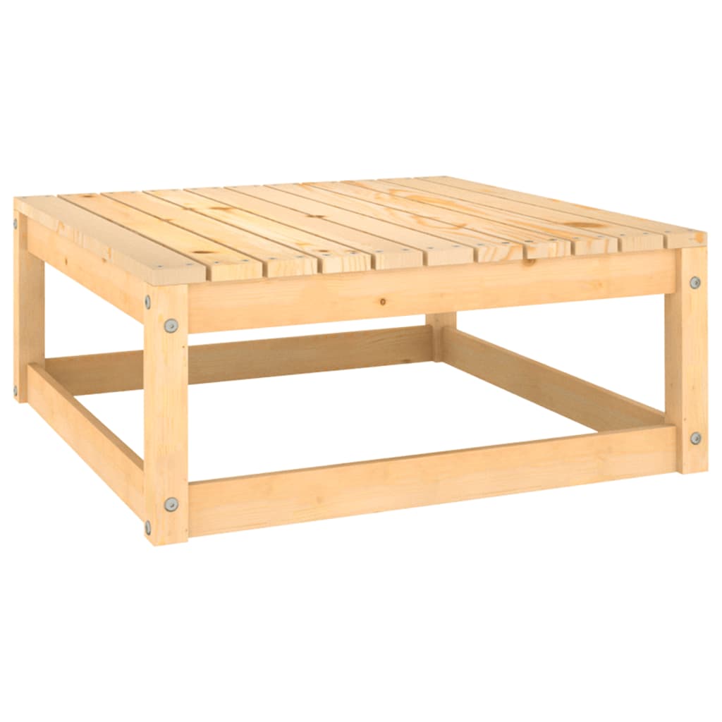 NNEVL 10 Piece Garden Lounge Set Solid Pinewood by NNEVL