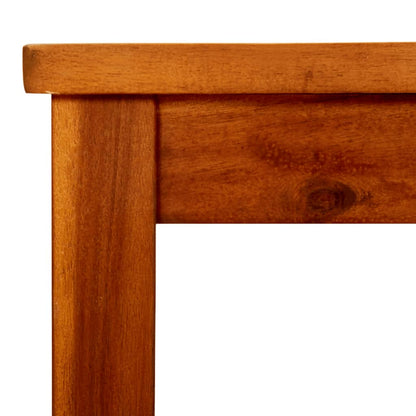 NNEVL Garden Coffee Table 85x85x45 cm Solid Acacia Wood by NNEVL