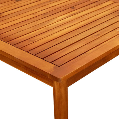 NNEVL Garden Coffee Table 85x85x45 cm Solid Acacia Wood by NNEVL
