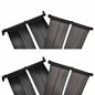 NNEVL Solar Pool Heater Panel 4 pcs 80x620 cm by NNEVL