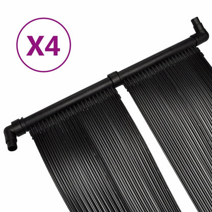 NNEVL Solar Pool Heater Panel 4 pcs 80x620 cm by NNEVL