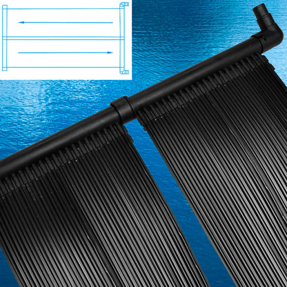 NNEVL Solar Pool Heater Panel 4 pcs 80x620 cm by NNEVL