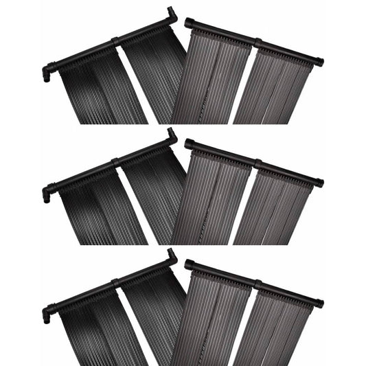 NNEVL Solar Pool Heater Panel 6 pcs 80x620 cm by NNEVL