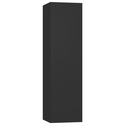 NNEVL 3 Piece TV Cabinet Set Black Chipboard by NNEVL
