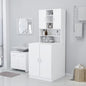 NNEVL Washing Machine Cabinet White 71x71.5x91.5 cm by NNEVL
