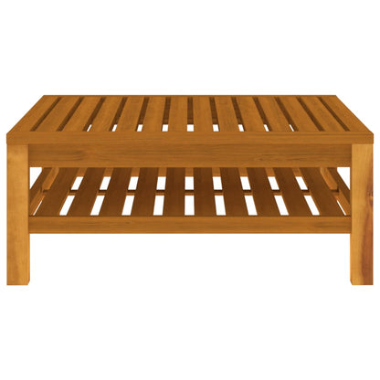 NNEVL 7 Piece Garden Lounge Set with Cream Cushion Solid Acacia Wood by NNEVL