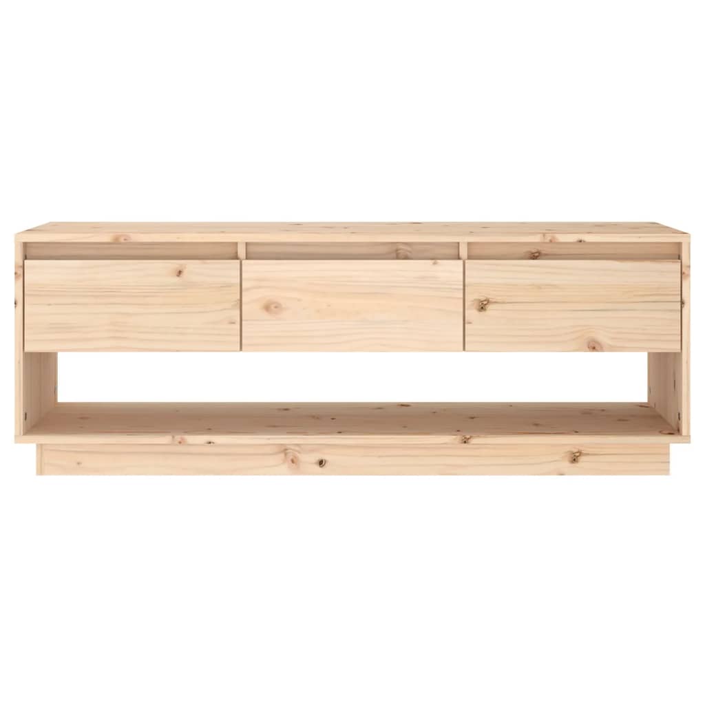 NNEVL TV Cabinet 110.5x34x40 cm Solid Wood Pine by NNEVL