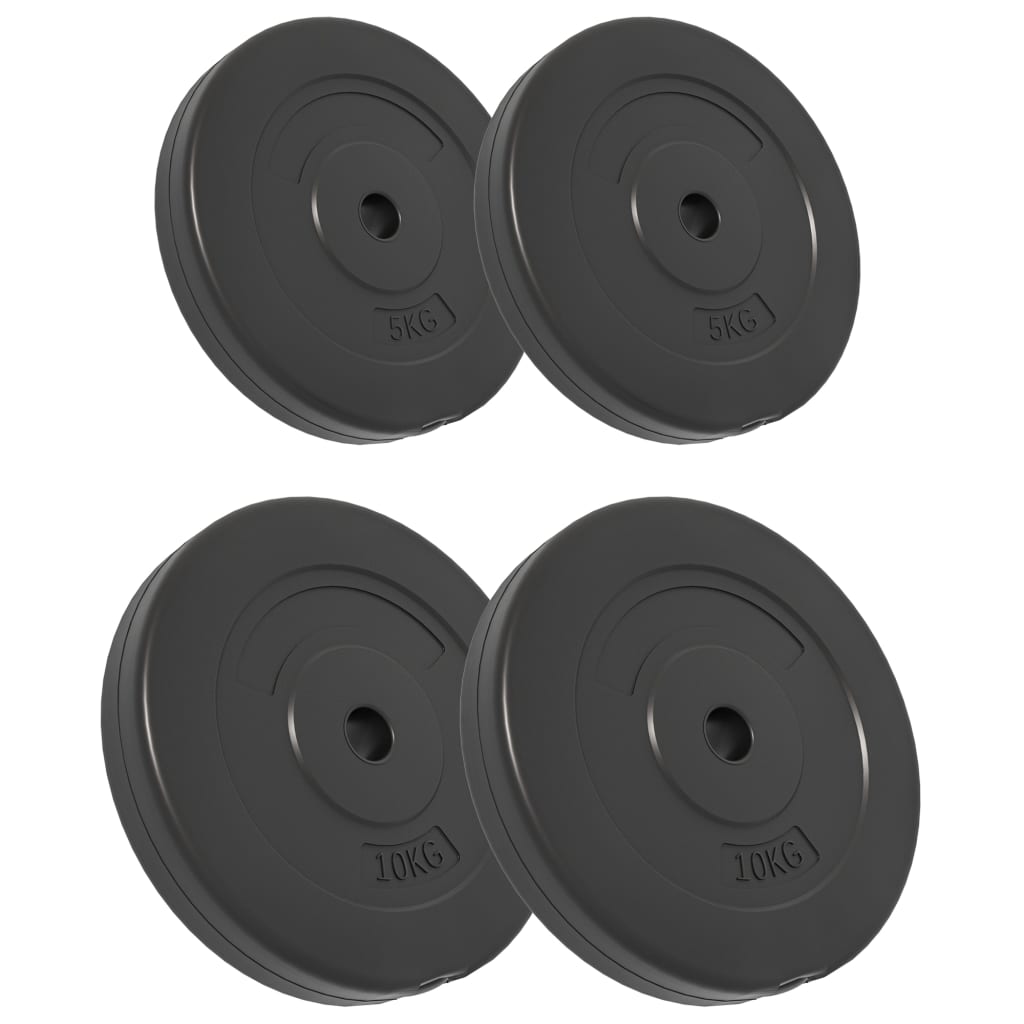 NNEVL Weight Plates 4 pcs 30 kg Cement by NNEVL