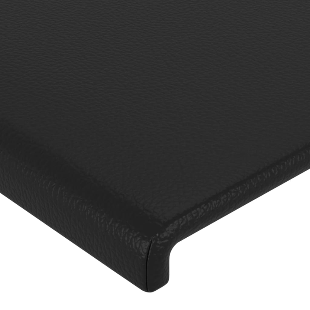 NNEVL Headboards 4 pcs Black 80x5x78/88 cm Faux Leather by NNEVL