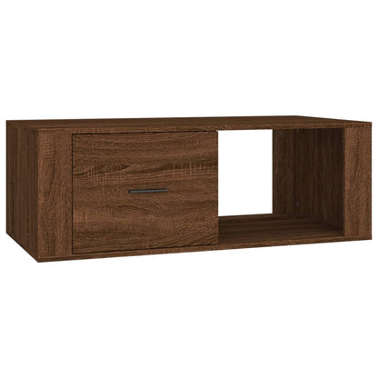 NNEVL Coffee Table Brown Oak 100x50.5x35 cm Engineered Wood by NNEVL