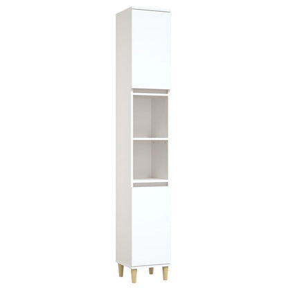 NNEVL Bathroom Cabinet White 30x30x190 cm Engineered Wood by NNEVL