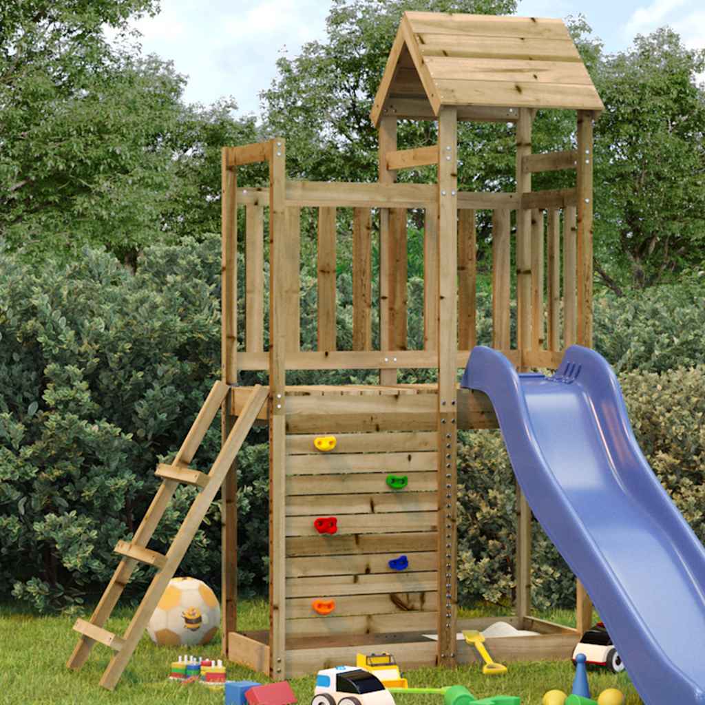 NNEVL Outdoor Playset 52.5x110.5x214 cm Impregnated Wood Pine by NNEVL