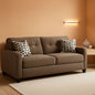 Contemporary Espresso Full Size Sofa Sleeper MemoryFoam by ShipItFurniture