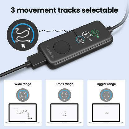 NNEOBA Fully Automatic USB Mouse Jiggler with HD Screen by NNEOBA