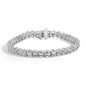 IGI Certified 14K Yellow Gold 18 1/2 Cttw Oval Cut Lab Grown Diamond Tennis Bracelet by Infinite Jewels