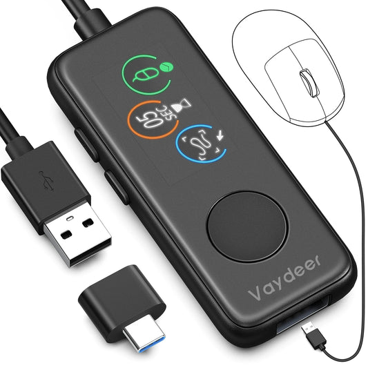NNEOBA Fully Automatic USB Mouse Jiggler with HD Screen by NNEOBA