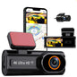 NNEOBA 4K Dual Lens Dash Cam with Night Vision by NNEOBA