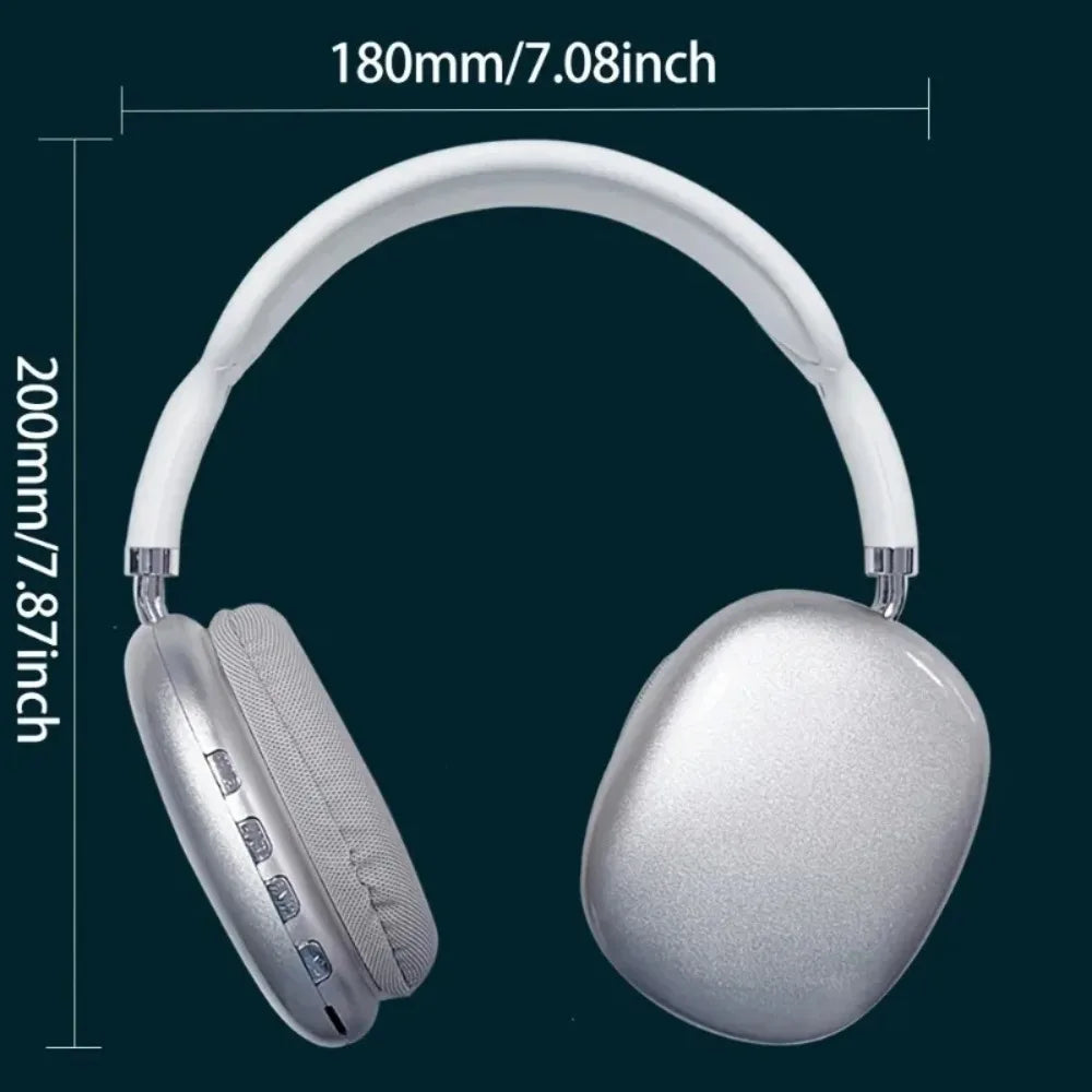 NNEOBA Wireless Bluetooth Over-Ear Headphones White by NNEOBA