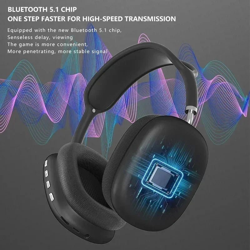 NNEOBA Wireless Bluetooth Gaming Headset Black by NNEOBA