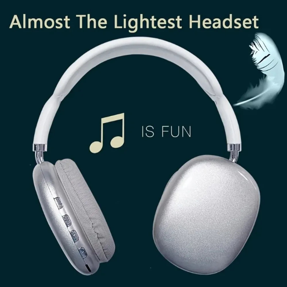 NNEOBA Wireless Bluetooth Over-Ear Headphones White by NNEOBA